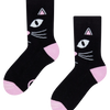 Chaussettes chaudes rigolotes pour enfants Regard fixe du chat