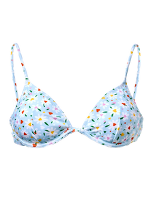 Haut de bikini à armature Petits cœurs et marguerites