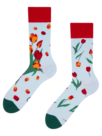Chaussettes rigolotes Tulipes