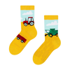 Chaussettes rigolotes pour enfants Tracteur