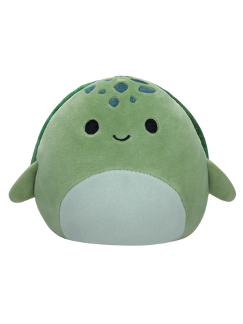 Peluche Squishmallows 2 en 1 de 13 cm Odile le phoque gris et Cole la tortue