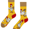 Chaussettes rigolotes Poule ou oeuf