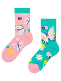 Chaussettes rigolotes pour enfants Papillons doux