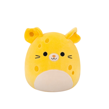 Peluche Squishmallows de 35 cm Amelia la souris jaune au fromage