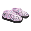 Pantoufles rigolotes à velcro Licorne arc-en-ciel