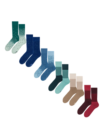 Lot de 6 chaussettes chaudes – Mélange de couleurs