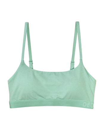 Bralette en modal vert menthe pour femmes
