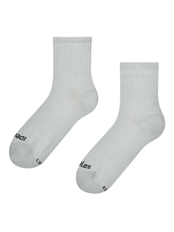 Chaussettes mi-mollet Gris clair