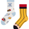 Chaussettes rigolotes pour enfants Crayon
