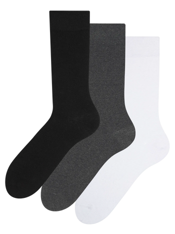 Paquet de 3 paires de chaussettes en coton recyclé Classique