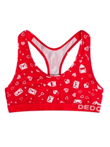 Bralette rigolote pour femmes Lettres d’amour