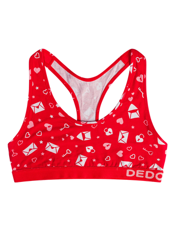 Bralette rigolote pour femmes Lettres d’amour