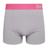 Boxer gris et rose pour hommes