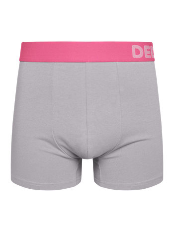 Boxer gris et rose pour hommes