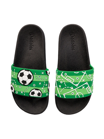 Sandales rigolotes pour enfants Terrain de football