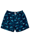 Caleçon rigolo pour hommes Requin Bleu