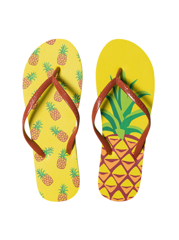Tongs rigolotes Ananas frais