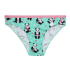 Culotte rigolote pour femmes Panda et petits cœurs