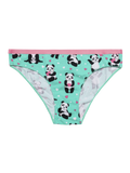 Culotte rigolote pour femmes Panda et petits cœurs