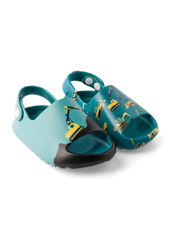 Sabots rigolos chunky pour enfants Pelleteuse