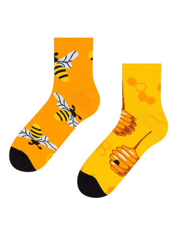 Chaussettes mi-mollet rigolotes Abeilles occupées