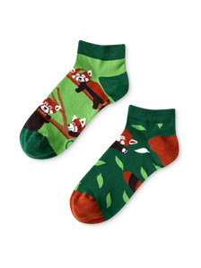 Socquettes rigolotes Panda roux