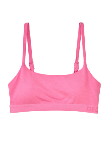 Bralette en modal rose bégonia pour femmes