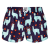 Caleçon rigolo pour femmes Lama et cœurs