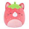 Peluche Squishmallows de 13 cm Olma le chat aux fraises