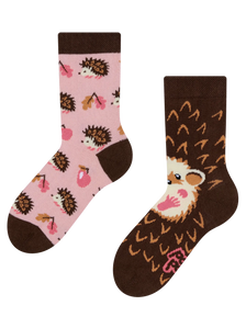 Chaussettes rigolotes pour enfants Hérisson