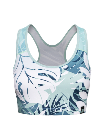 Haut de sport rigolo Feuilles bleues