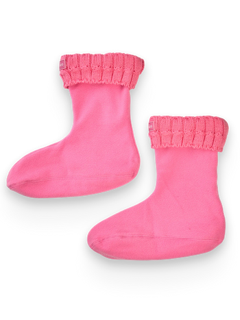 Chaussettes isolantes pour bottes de pluie rose bégonia