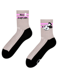 Chaussettes mi-mollet fonctionnelles rigolotes Hé capitaine !