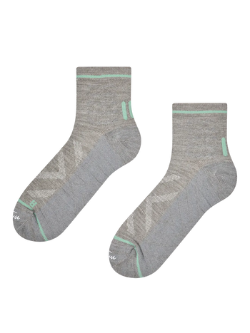 Socquettes de randonnée grises pour hommes