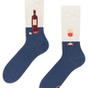 Chaussettes rigolotes Bouteille de vin