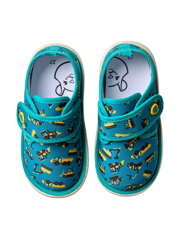 Pantoufles rigolotes pour bébés Pelleteuse