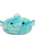 Peluche Squishmallows Stackables de 30 cm Reid le ptérodactyle bleu sarcelle aux ailes scintillantes