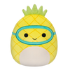 Peluche Squishmallows de 20 cm Maui l’ananas avec un masque de plongée