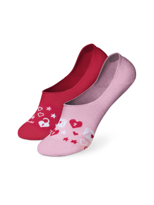 Chaussettes invisibles rigolotes Lettres d’amour