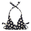 Haut de bikini triangulaire rigolo Marguerites durant la nuit