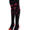 Chaussettes rigolotes hautes au-dessus des genoux Cœurs d’amour