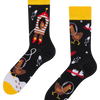 Chaussettes rigolotes Poule astronaute