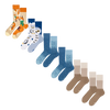 Lot de 6 chaussettes chaudes – Hibou et renard
