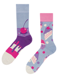 Chaussettes rigolotes en fibres de bambou Gâteau