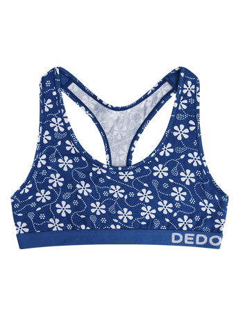 Bralette rigolote pour femmes Cyanotype