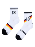 Chaussettes mi-mollet côtelées Légende du football allemand