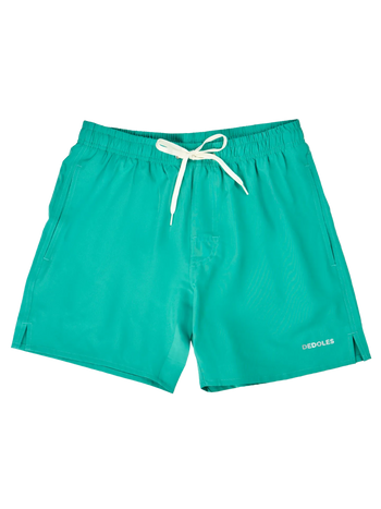 Short de bain vert turquoise pour hommes