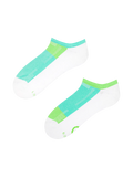 Chaussettes fonctionnelles vertes et menthe pour baskets