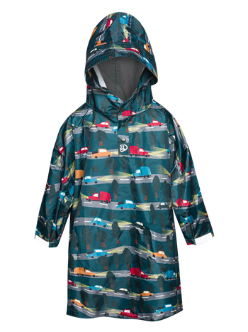Manteau de pluie rigolo pour enfants Voitures de nuit