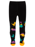 Collants rigolos pour enfants Dinosaures et volcans